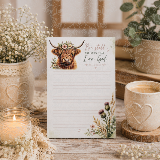 BE STILL - HIGHLAND COW