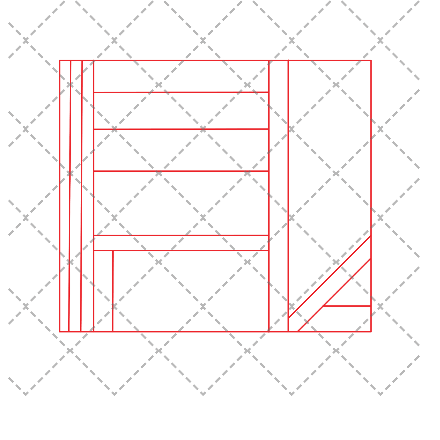 GUIDED TUMBLER LAYOUT TEMPLATE