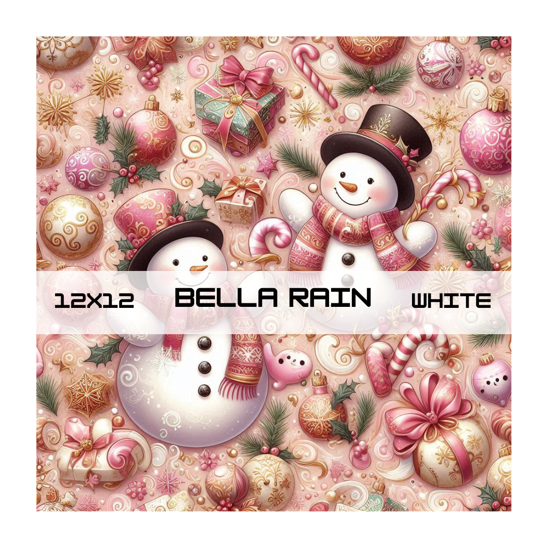 PINK CHRISTMAS SNOWMEN COLLECTION