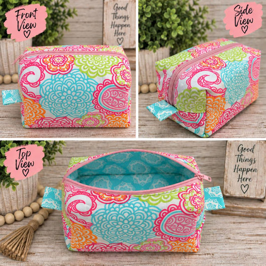 COLOR ME HAPPY - MEDIUM TOILETRY BAG - READ DESCRIPTION